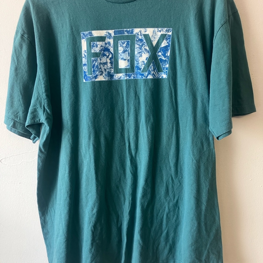 Fox Men's Green T-Shirt